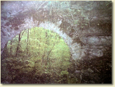 Second view from inside the furnace at Empire State Iron Works.